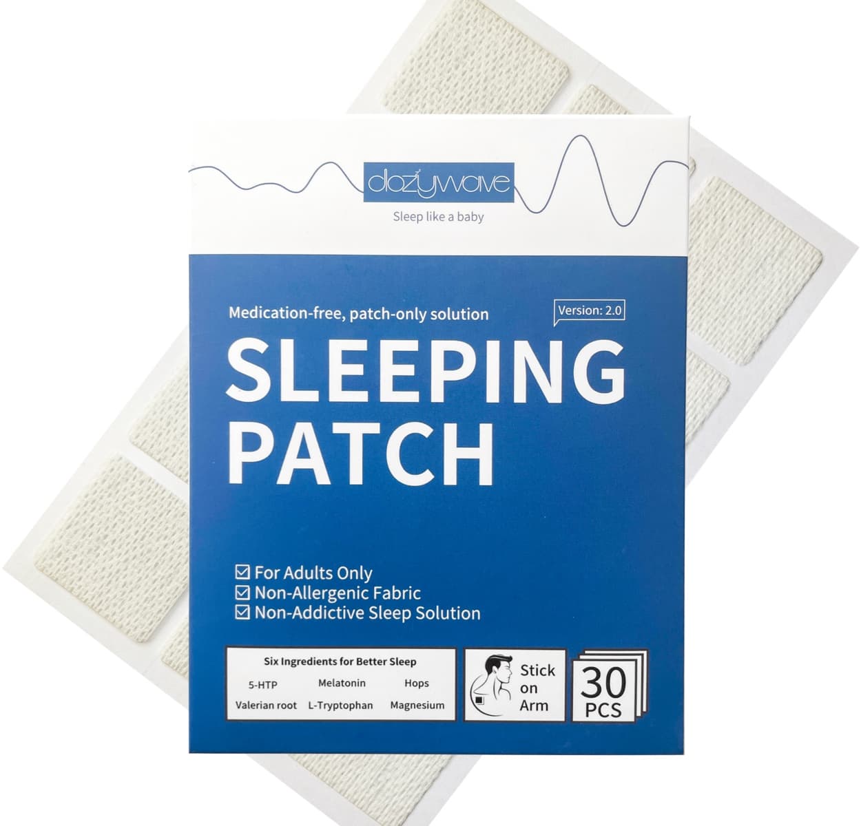 Dozywave Herbal Sleep Patches for Adults