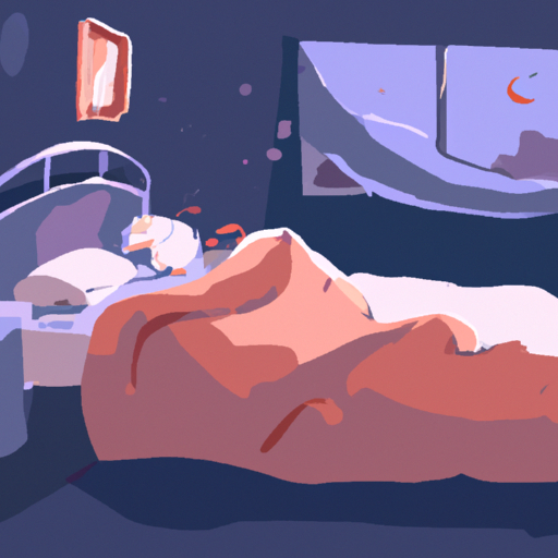 Peaceful bedroom sleep scene